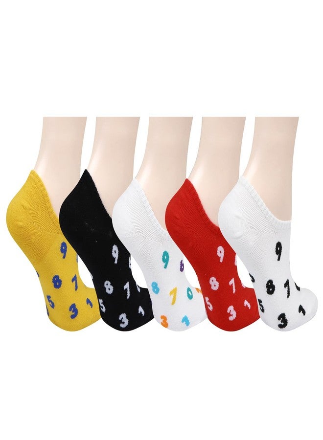 Benefeet Sox جوارب بينيفيت سوكس قصيرة للنساء والفتيات، جوارب لطيفة قصيرة للأحذية المسطحة، جوارب قطنية مخفية غير مرئية للأحذية القارب، عبوة من 5 قطع - Image 4
